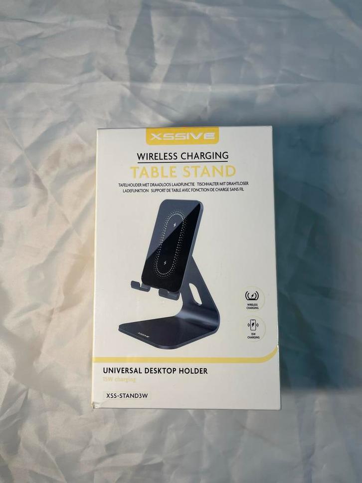 Draadloze Oplader XSsive Tafelstandaard 15W, Telecommunicatie, Telefoonhouders, Nieuw, Ophalen