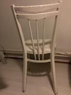 Brocant oud witte houten stoel,moet een verfje hebben., Zo goed als nieuw, Ophalen, Stoel(en)