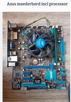 Asus moederbord incl processor, Ophalen, DDR3, Zo goed als nieuw, Micro-ATX