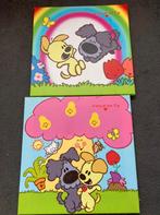 Canvas schilderijen Woezel en Pip, Ophalen of Verzenden, Gebruikt, Wanddecoratie