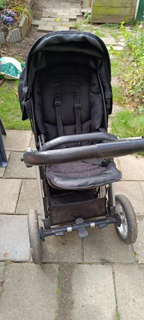 kinderwagen 3 in 1, Kinderen en Baby's, Kinderwagens en Combinaties, Gebruikt, Combiwagen, Mutsy, Verstelbare duwstang, Ophalen