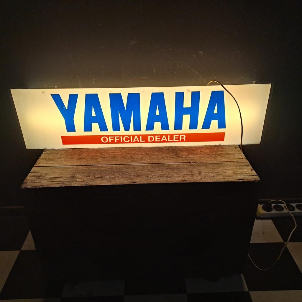 Yamaha Official Dealer lichtbak, Ophalen, Zo goed als nieuw, Lichtbak of (neon) lamp