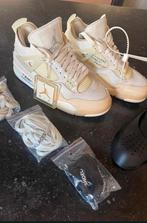 Jordan 4 Retro x Off White Sail maat 40 (niet origineel), Overige kleuren, Ophalen of Verzenden, Nike Air Jordan, Sneakers of Gympen