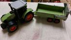 tractor met aanhanger groen claas, Ophalen of Verzenden, Gebruikt, Duplo