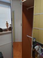 Spiegelhangkast met schuifdeuren en legkast met planken, Huis en Inrichting, Kasten | Kledingkasten, Ophalen, Gebruikt, 50 tot 75 cm