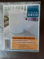 Windlicht Keramiek "NIEUW"🙂🙂, Ophalen, Nieuw, Wit