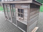 Kippenren plus nachthok., Dieren en Toebehoren, Pluimvee | Toebehoren, Ophalen, Gebruikt, Kippenhok of Kippenren