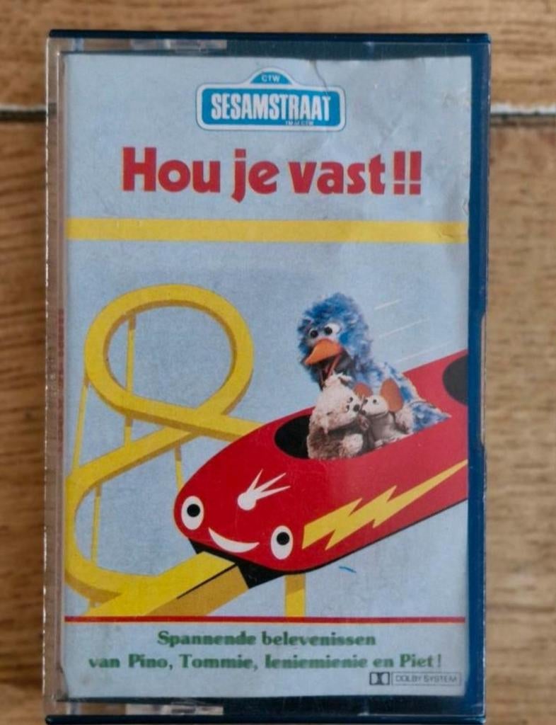 Cassettebandje Sesamstraat, Cd's en Dvd's, Cassettebandjes, Ophalen of Verzenden, Zo goed als nieuw, Nederlandstalig, 1 bandje