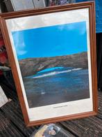 Houten Fotolijst met Afbeelding Aruba, Antiek en Kunst, Ophalen of Verzenden