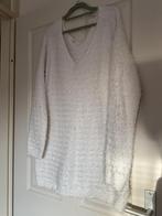 Mooie fluffy trui met V hals ( Mt 42), Ophalen of Verzenden, Zo goed als nieuw, Maat 42/44 (L)