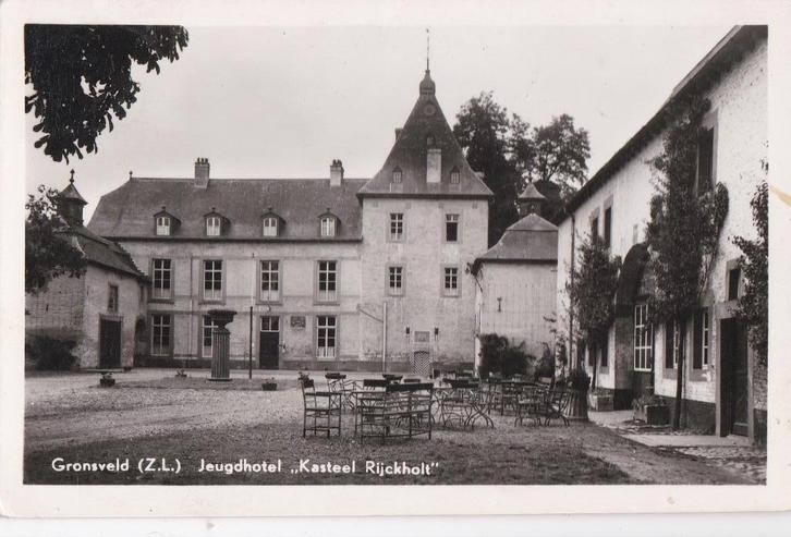 gronsveld  jeugdhotel kasteel rijckholt, Verzamelen, Ansichtkaarten | Nederland, Noord-Brabant, Voor 1920, Ophalen of Verzenden