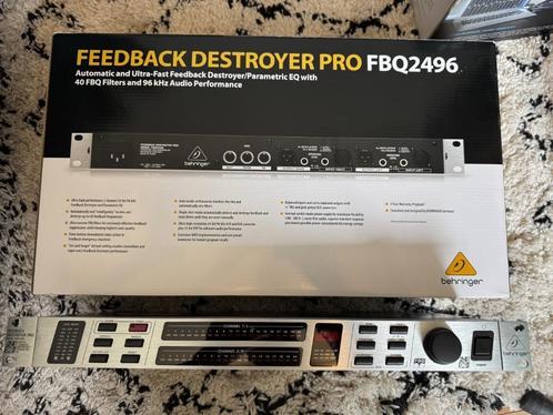 Behringer FBQ2496 Feedback Destroyer, Muziek en Instrumenten, Effecten, Zo goed als nieuw, Overige typen, Ophalen of Verzenden
