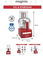 Magimix compact 3200XL pakket, Ophalen of Verzenden, Zo goed als nieuw