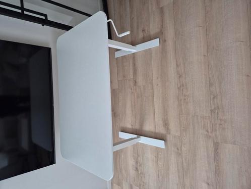 Ikea zit/sta bureau, Trotten onderstel, Bekant blad 120x80cm, Huis en Inrichting, Bureaus, Zo goed als nieuw, Ophalen