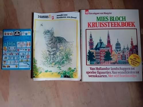 borduur boeken met patronen - borduren dmc garen setjes, Hobby en Vrije tijd, Borduren en Borduurmachines, Zo goed als nieuw, Overige typen