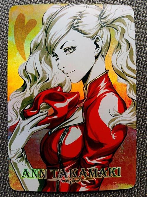 Persona 5 Ann Takamaki Holo Trading Card, Verzamelen, Stripfiguren, Nieuw, Plaatje, Poster of Sticker, Superheld, Verzenden