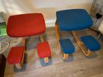 Varier Thatsit Stokke ergonomische stoel kruk, Huis en Inrichting, Ophalen of Verzenden, Zo goed als nieuw, Bureaukruk, Rood