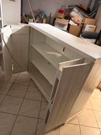 Teakhouten Dressoir met Klepkasten, Huis en Inrichting, Gebruikt, Teakhout, Ophalen of Verzenden, 25 tot 50 cm