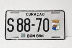 Kentekenplaat Curaçao Bon Bini., Ophalen of Verzenden, Gebruikt