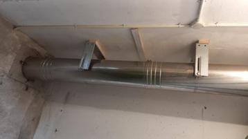 Rvs kachelpijp 5 x 100cm beschikbaar voor biedingen