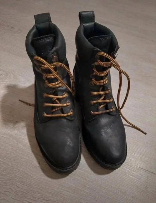 Timberland Veterboots 38 zwart, Kleding | Dames, Schoenen, Gedragen, Schoenen met lage hakken, Zwart, Ophalen of Verzenden