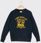 Vintage Levi's Records Phantom Black Crewneck Sweatshirt, Ophalen of Verzenden, Zo goed als nieuw, Zwart