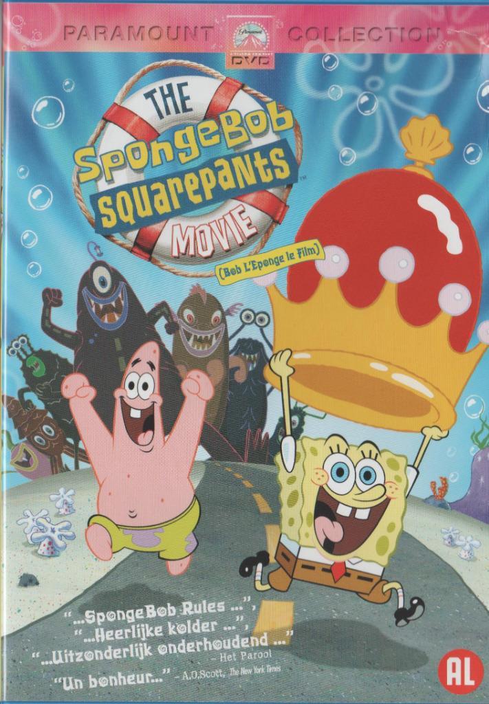58) SpongeBob, The Movie, Cd's en Dvd's, Dvd's | Tekenfilms en Animatie, Gebruikt, Amerikaans, Tekenfilm, Alle leeftijden, Ophalen of Verzenden