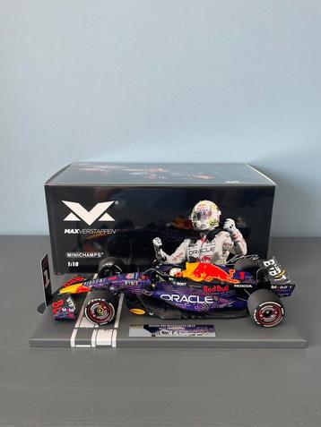 Max Verstappen auto 1:18 2023 Las Vegas beschikbaar voor biedingen