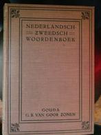 "nederlansch zweedsch" woordenboek, Gelezen, Overige uitgevers, Ophalen of Verzenden, Overige talen