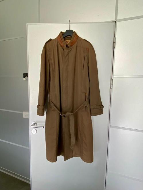 H679 Luxe lange jas maat XL=54/56 winterjas winter bruin, Kleding | Heren, Jassen | Winter, Zo goed als nieuw, Maat 56/58 (XL)