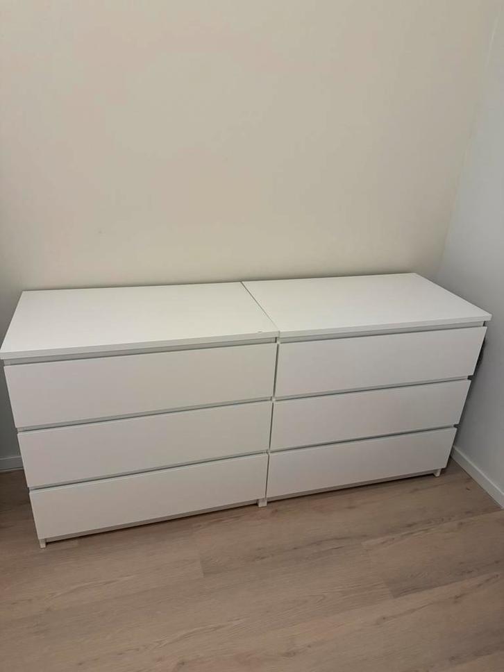 Twee losse Malm ladekasten IKEA, Huis en Inrichting, Kasten | Ladekasten, Gebruikt, Minder dan 100 cm, 50 tot 100 cm, 25 tot 50 cm