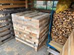 Te koop pallets vurenhout gestapeld, Ophalen of Verzenden, Blokken, 6 m³ of meer, Overige houtsoorten