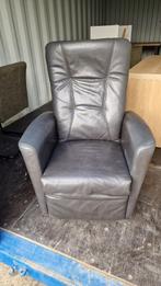 Lekkere luie stoel, Huis en Inrichting, Stoelen, Ophalen, Gebruikt, Blauw, Eén