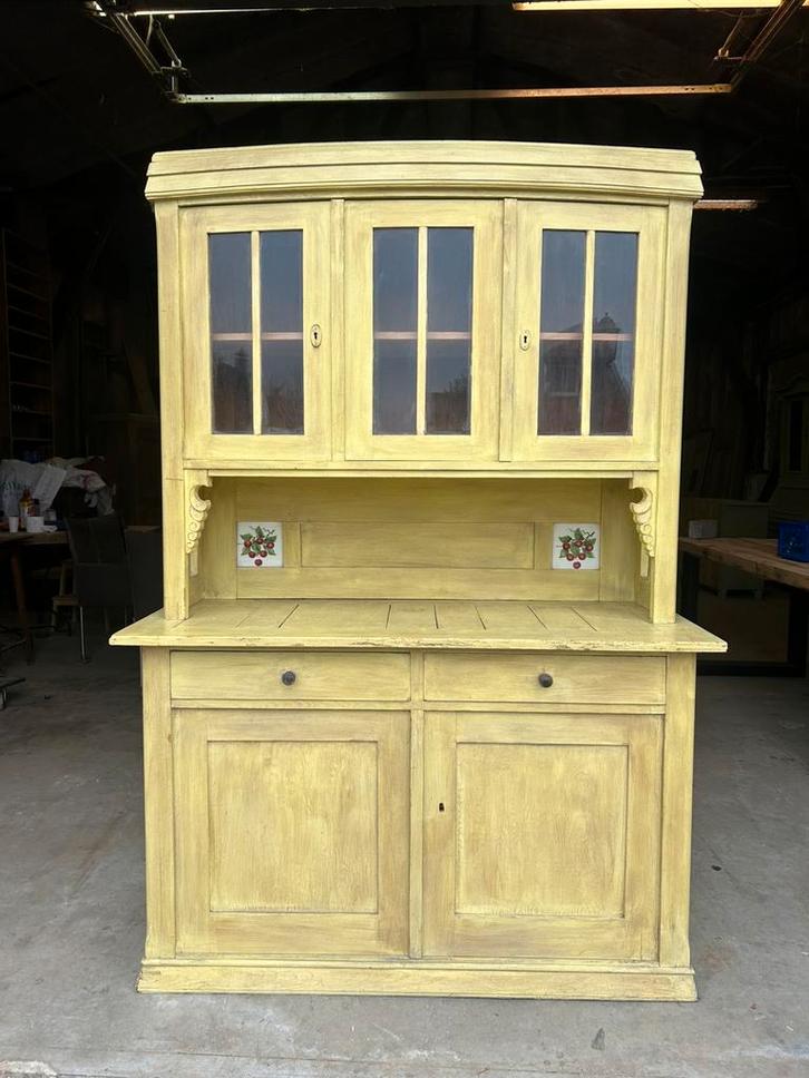 Oud Grenen Buffetkast, Huis en Inrichting, Kasten | Buffetkasten, Zo goed als nieuw, 150 tot 200 cm, 100 tot 150 cm, 25 tot 50 cm