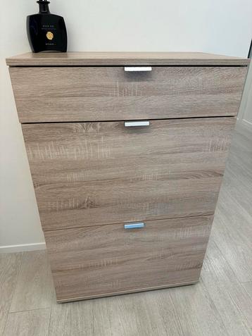 Schoenenkast met 2 vakken en een lade beschikbaar voor biedingen