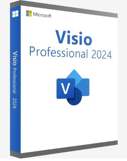 Download link Microsoft Visio pro 2024., Computers en Software, Office-software, Nieuw, Windows, Verzenden