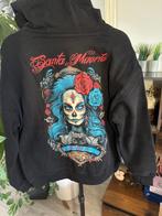 Pit Bull Santa Muerte Hoodie – Zwart – Unisex, Verzenden, Nieuw, Maat 36 (S), Zwart