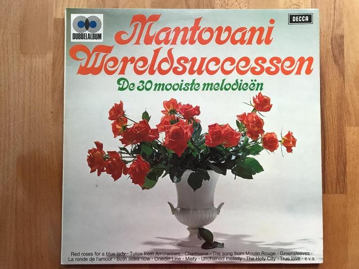 2 LP Mantovani Wereldsuccessen 30 mooiste melodieen, Cd's en Dvd's, Vinyl | Overige Vinyl, Gebruikt, 12 inch, Ophalen of Verzenden