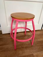 HEMA Kruk - Metaal & Hout - Zithoogte 47cm, Ophalen, Gebruikt, Staal