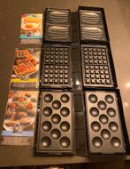 Tefal Snack Collection voor de SW854D contact grill, Witgoed en Apparatuur, Wafelijzers, Ophalen of Verzenden, Uitneembare platen
