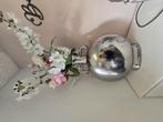 Decoratie vaas met kunst bloemen, Huis en Inrichting, Woonaccessoires | Vazen, Ophalen, Gebruikt, Overige materialen, Minder dan 50 cm