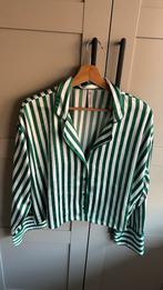 Hunkemöller Groen Wit Gestreepte pyjama Blouse XL, Maat 46/48 (XL) of groter, Nieuw, Ophalen of Verzenden, Hunkemöller