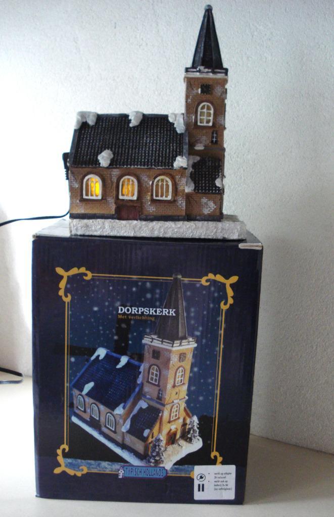 Typisch Hollands Dorpkerk, Diversen, Kerst, Gebruikt, Ophalen of Verzenden