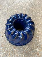 Oude blauwe antieke emaille tulleband vorm, Ophalen of Verzenden