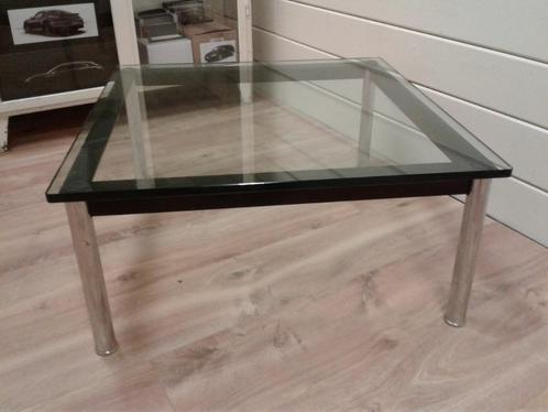 (2x) Cassina Le Corbusier Lc10 klein Salontafel, Heel Mooi!, Huis en Inrichting, Tafels | Salontafels, Zo goed als nieuw, Minder dan 50 cm