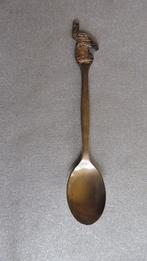 Zilveren lepeltje "plan ooievaar", Ophalen, Gebruikt, Metaal, Bestek