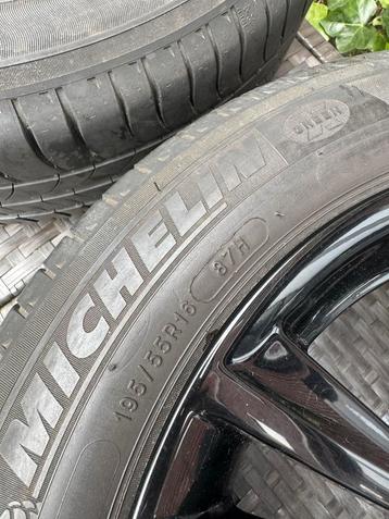 Michelin 195/55R16 87H - 2 stuks met goed profiel beschikbaar voor biedingen