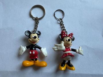 Disney Sleutelhanger Keyring Minnie en Mickey Mouse beschikbaar voor biedingen