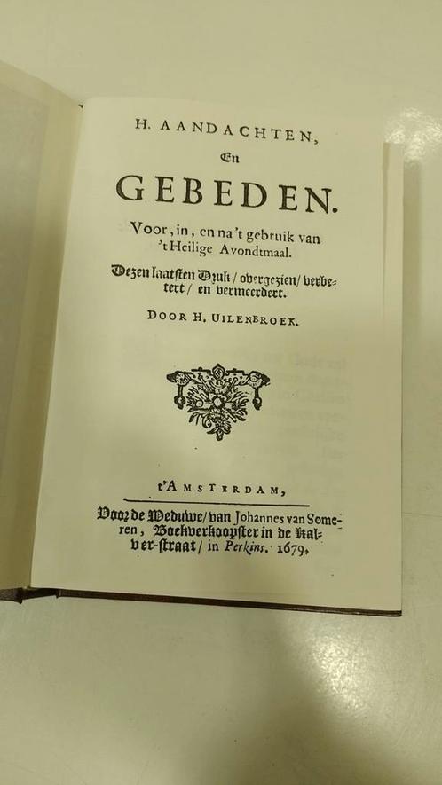 H. Uilenbroek. H.Aandachten en Gebeden. Voor, in, na't H.A., Boeken, Godsdienst en Theologie, Zo goed als nieuw, Christendom | Protestants
