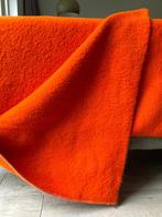 Toffe vintage oranje wollen deken van Aabee, Huis en Inrichting, Woonaccessoires | Plaids en Woondekens, Ophalen of Verzenden